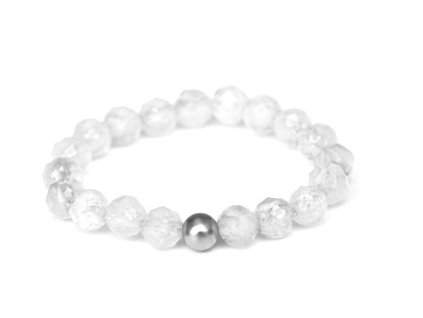 Agato Minerální prsten s měsíčním kamenem POL-R06 (Obvod 49 mm)