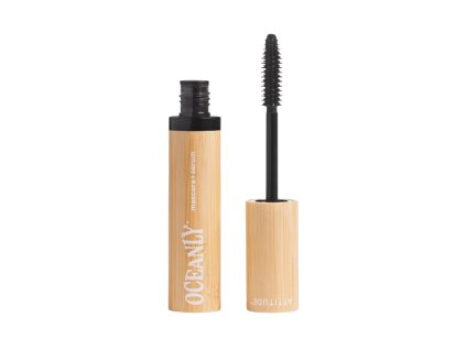 Attitude Řasenka se sérem pro výživu řas 2v1 Oceanly (Mascara + Serum) 7 g (Odstín Black)