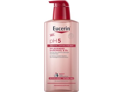 Eucerin Sprchový gel & olej pH5 (Shower Gel & Oil) (Objem 400 ml)