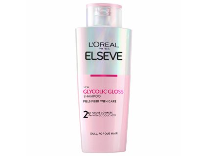 L'Oréal Paris Šampon s kyselinou glykolovou Elseve Glycolic Gloss (Shampoo) (Objem 200 ml)