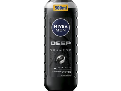 Nivea Revitalizační šampon pro mastné vlasy a vlasovou pokožku Men (Deep Shampoo) (Objem 500 ml)