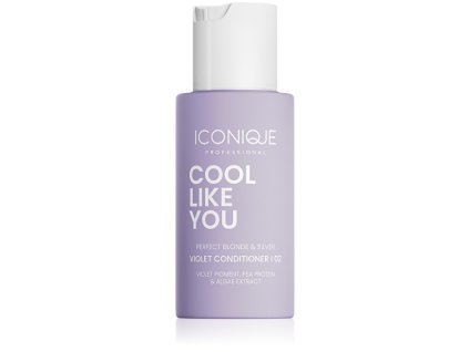 ICONIQUE Professional Kondicionér pro studenou & zářivou blond Cool Like You (Violet Conditioner) (Objem 70 ml)