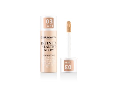 Dermacol Lehký rozjasňující make-up (Infinity Healthy Glow Foundation) 20 g (Odstín 04 BRONZE)