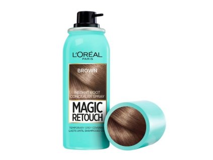 L'Oréal Paris Vlasový korektor šedin a odrostů Magic Retouch (Instant Root Concealer Spray) 75 ml (Odstín 07 Black)