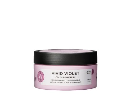 Maria Nila Jemná vyživující maska bez permanentních barevných pigmentů Vivid Violet (Colour Refresh Mask) (Objem 100 ml)