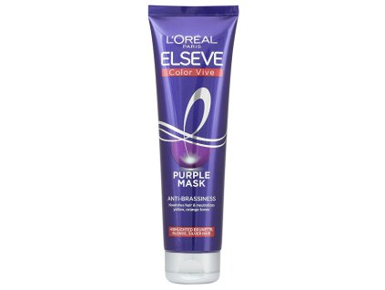 vyzivujici maska pro blond a melirovane vlasy elseve color vive purple mask 150 ml 14649946113240