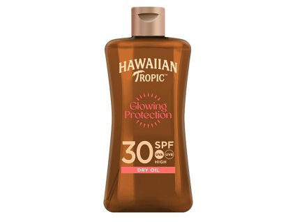 hawaiian tropic glowing protection dry oil spf30 100ml do prirucnich zavazadel 14995587101305