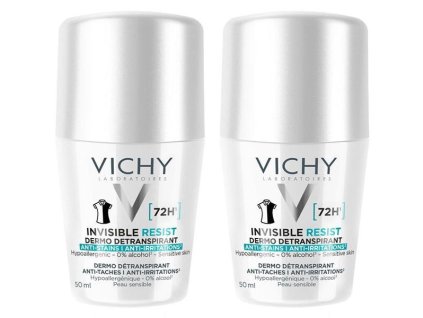 vichy sada kulickovych antiperspirantu invisible resist 72h antiperspirant 2 x 50 ml 14975978134501