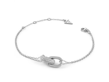 Guess Stříbrný dámský náramek s krystaly Nuances JSBB04551JWRH (Délka 18,4 cm)