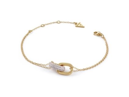 Guess Pozlacený dámský náramek s krystaly Nuances JSBB04547JWYG (Délka 18,4 cm)