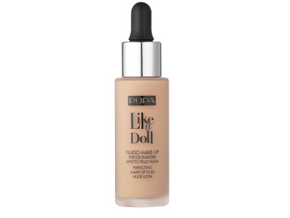 PUPA Milano Tekutý make-up SPF 15 Like A Doll (Perfecting Make-Up Fluid) 30 ml (Odstín 040 Medium Beige)
