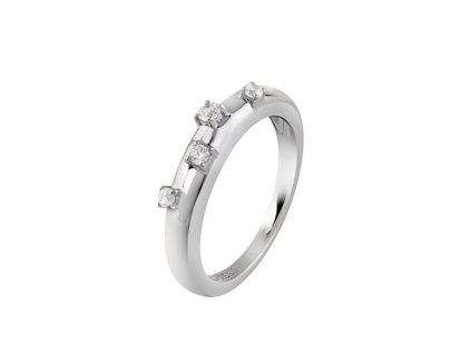 Guess Designový stříbrný prsten s krystaly Nuances JSBR04542JWRH (Obvod 52 mm)