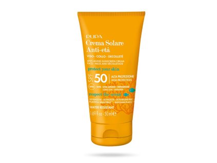 pupa milano crema solare anti eta spf 50 50 ml 14934375145905