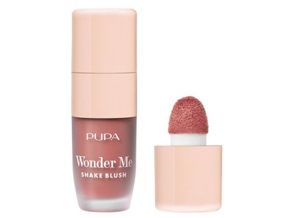 PUPA Milano Tekutá tvářenka Wonder Me Shake Blush (Liquid Blush) 5,5 ml (Odstín 001 Cosmopolitan Kiss)