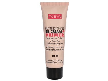 PUPA Milano BB krém a podkladová báze 2v1 BB Cream+Primer (Moisturizing Tinted Cream) 50 ml (Odstín 002 Sand)