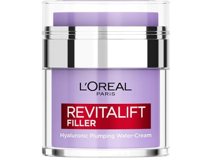 loreal paris vyplnujici hydratacni pletovy krem revitalift filler hyaluronic plumping water 15017605061529