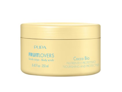 pupa milano telovy peeling coconut bio fruit lovers body scrub 250 ml 15017510172149