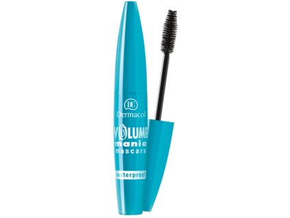 Dermacol Voděodolná řasenka pro velkolepý objem řas Volume Mania (Waterproof Mascara) 9 ml (Odstín Černá)