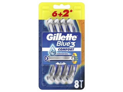 gillette gillette blue3 comfort jednorazova holitka 6 2ks 14759186142504