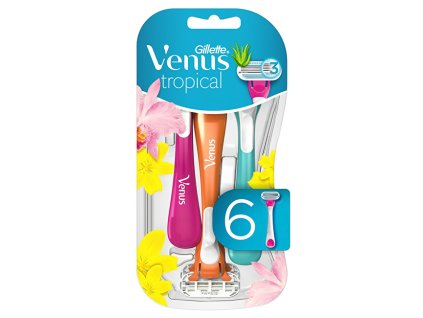 gillette jednorazova holitka venus tropical 6 ks 14996739092544
