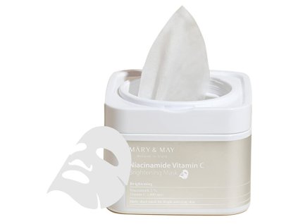 mary may rozjasnujici pletova maska niacinamide vitamin c brightening mask 30 ks 14929470081604