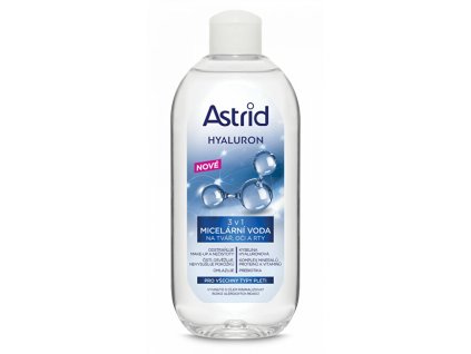 astrid micelarni voda na tvar oci a rty 3v1 hyaluron 400 ml 14909620105109