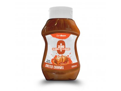Bezkalorický sirup Salted Caramel 350 ml - GymBeam