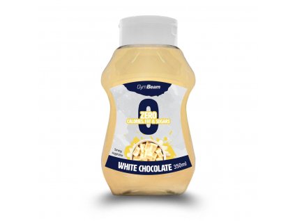 Bezkalorický sirup White Chocolate 350 ml - GymBeam