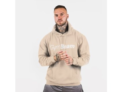 Mikina PRO Hoodie Sand - GymBeam