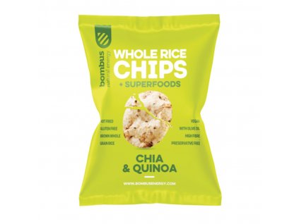 Rýžové čipsy Chia a Quinoa - Bombus