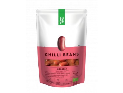 BIO Červené fazole v chilli omáčce - Auga