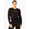 Dámské tričko Long Sleeve Top Foundation Black - Ryderwear