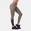 Dámské legíny High Waist Fit&Smart Mocha - NEBBIA