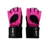 Dámské fitness rukavice Guard pink - GymBeam