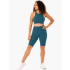 Dámské biker šortky s kapsami Reset High Waisted Teal - Ryderwear