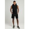 Tílko Essential Hoodie Tank Black - STRIX