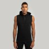 Tílko Essential Hoodie Tank Black - STRIX