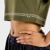 Dámské tričko Flux CropTop Khaki - SQUATWOLF