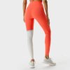 Dámské legíny LAB360º Colour Block Hot Coral - SQUATWOLF