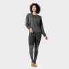 Dámské Tričko Batwing Top Black Marl - SQUATWOLF