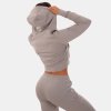 Dámská mikina Zip-up TRN grey - GymBeam