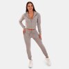 Dámská mikina Zip-up TRN grey - GymBeam