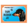 Cedulka Dafiko JEZEVČÍK hladkosrstý tmavý