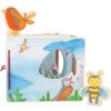 small foot Dřevěná obrázková knížka s včelkou