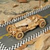 RoboTime dřevěné 3D puzzle Závodní auto