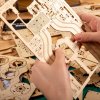 RoboTime dřevěné 3D puzzle Závodní auto