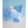 Doudou Plyšová modrá velryba 60 cm
