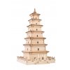 Woodcraft Dřevěné 3D puzzle Velká pagoda divoké husy