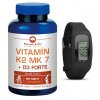 Pharma Activ Vitamín K2 MK7 + D3 Forte 100 tbl. + 25 tbl. ZDARMA + Fitness náramek s krokoměrem