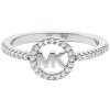Michael Kors Luxusní stříbrný prsten se zirkony MKC1250AN040